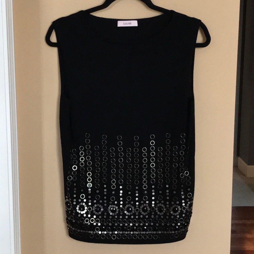 Laurel hand beaded sweater
